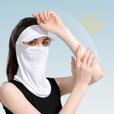 Outdoor Sunscreen Caps Golf Sun Proof Ice Silk Bib UV Protect Neckline Mask Men Women Fishing Riding Uv Protect Summer Hats Towels
