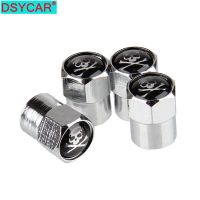 DSYCAR 4Pcs/Set Classic SKULL Anti theft Chrome Car Wheel Tire Valve Stem Cap for Car Air Leakproof and Protection Your Valve