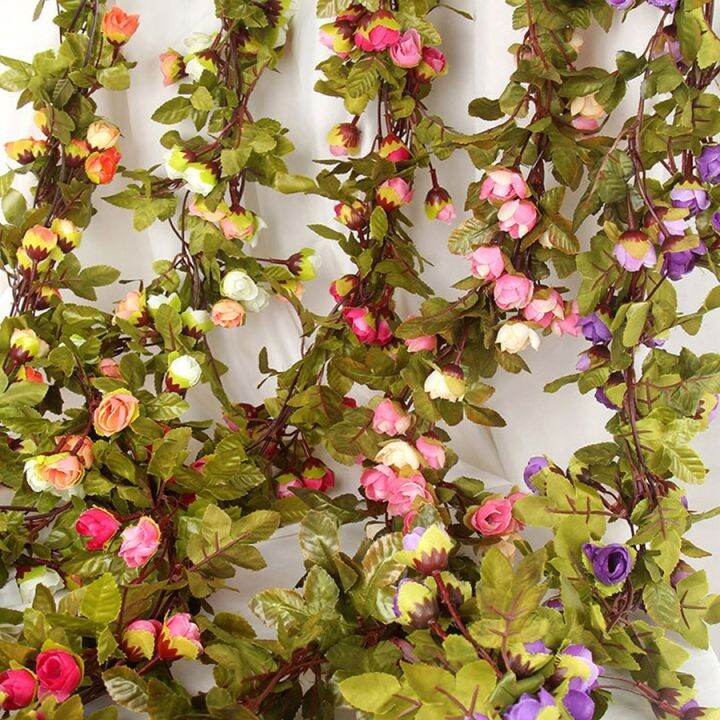 cc-artificial-ivy-roses-fake-flowers-vine-wedding-home-store-decoration-plastic-hanging-wall-green-plants-rattan-leaf