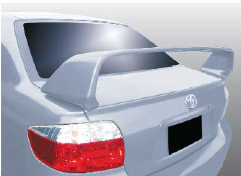 Toyota Vios 2003 - 2006 ( Mugen ) Spoiler - No Paint - FRP | Lazada