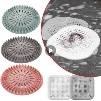 Hair Filter Silicone Anti-blocking Sewer Filter Floor Drain Strainer Water Hair Stopper Shower Cover Clog Bathroom Accessories Dishracks Sink accessor