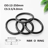 【hot】☌✿㍿  CS3.5mm/4mm OD12-250mm NBR O Gasket Nitrile Rubber Corrosion Resistant Washer Component