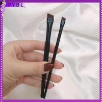 VYBL 1/2 เครื่องมือความงาม เส้นใยสังเคราะห์ระดับพรีเมียม ทนทาน แปรงอายไลเนอร์คิ้ว แปรงปัดคิ้ว แปรงเขียนคิ้วอายไลเนอร์ แปรงแต่งหน้า