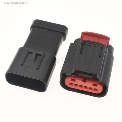 ■☑☋ 1 Set 6 Pin Auto Waterproof Tyco Amp Connector Accelerator Pedal Male Female Socket Plug For FORD 1-1419168-3 1-1419168-2