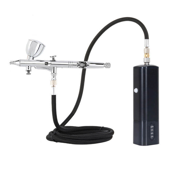 Free Shipping Mini Cordless Airbrush Compressor Kit Spray Type C USB