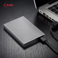 อะแดปเตอร์สำหรับตู้ฮาร์ดไดรฟ์เสริม USB3.0อลูมิเนียม Ssk/type C To SATA 2.5 ”กล่องฮาร์ดดิสก์สำหรับ2.5นิ้ว9.5มม. 7มม. Hdd/ SSD