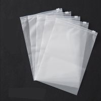 10PCS Frosted Zipper Bag Underwear Clothes Packaging Bags Waterproof Mildew Proof Plastic Ziplock Transparent Storage Bag