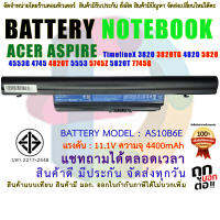 Battery Notebook Acer Aspire TimelineX 3820 3820TG 4820 5820  4553G 4745 4820T 5553 5745Z 5820T 7745G  ( สินค้า มี มอก.2217-2548 ปลอดภัยต่อชีวิต และทรัพย์สิน )