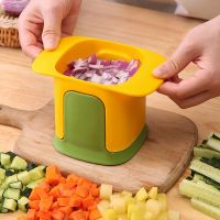 Multi-functional Vegetable Cutter Household Kitchen Melon Fruit and Vegetable Dicer Hand Press Cucumber Slicer Chopper