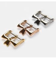 ๑℡ Stainless Steel Watch Clasp For VC Vacheron Watch Strap Buckles Constantin 16MM 18MM Silvery Golden Rose gold Metal Pin Clasp