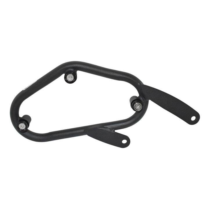 Black Motorcycle Left Side Bag Carrier Luggage Rack Cargo Shelf Bracket ...