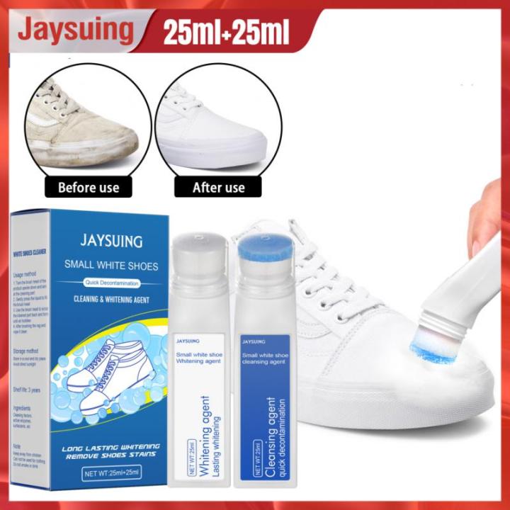 25G+25G White Shoes Cleaning Agent Clean Shoes Stain Whitening ...