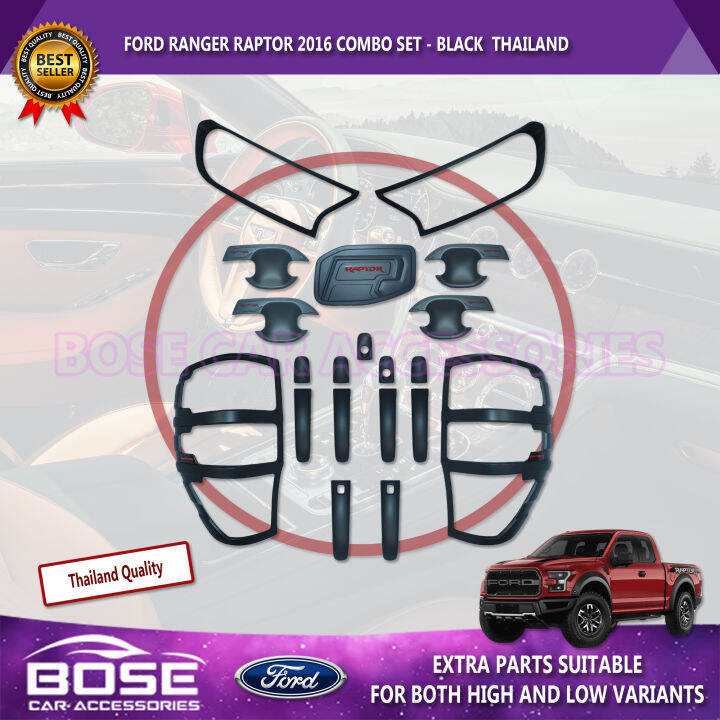 Ford Ranger Raptor 2016 2017 2018 2019 2020 2021 Black Garnish Cover