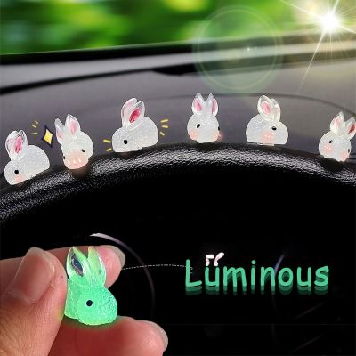 【CC】❉◄✑  Car Light-emitting Ornament for Automobile Console Steering Rear Mirror Decoration
