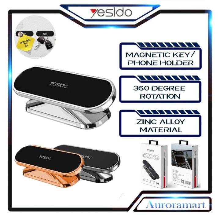 Yesido Dashboard Car Mount Phone Holder Strong Pemegang Fon
