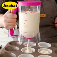 ANAEAT 1pc Cupcakes Pancakes Cookies Cake Muffins Baking Waffle Batter Dispenser Cream Separator Measuring Cup Baking Tools