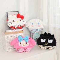 หมอนคอมีฮู้ดลายการ์ตูน Hello Kitty เบาะซินนาโมโรลสำหรับนอนหลับหมอนมีฮู้ดสำหรับเดินทางบ้าน