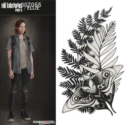 ✥✙❏  The Last Of Us: Part II Cosplay Ellie Fake Tattoo Waterproof Keychains Transfer Stickers Temporary Sticker Unisex Sexy Beauty