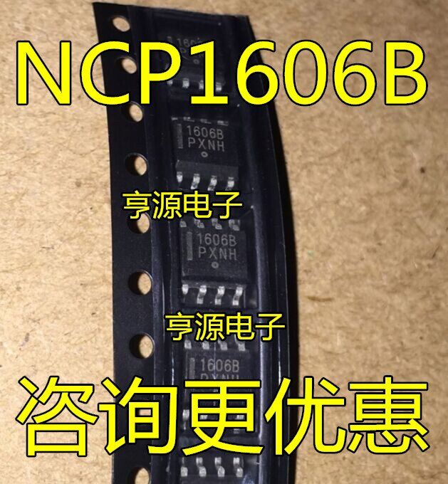 ชิปวงจรรวมแผง SOP8ไฟฟ้า LCD NCP1606BDR2G NCP1606B 1606B