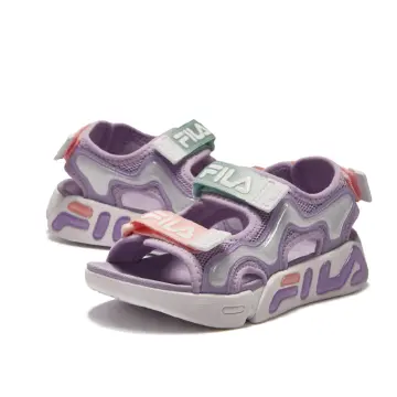 Fila Kids Slide Sandals Shoes Black White Logo Boys Youth Summer | eBay