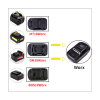 อะแดปเตอร์สำหรับ MakitaDewaltMilwaukee M 18แบตเตอรี่ Li-Ion 18V สำหรับเครื่องมือแบตเตอรี่ Worx 4PIN ใช้ MT18WORX