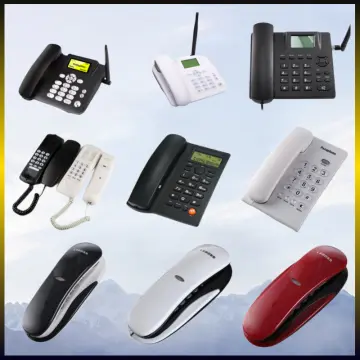 Telephone Landline Dual SIM Card Wall Mount GSM Hands-free,Wired