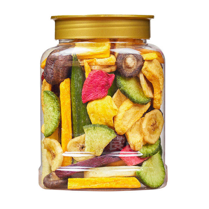 12 kinds of fruit and vegetable crisp canned 250g readytoeat dried