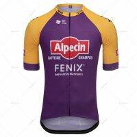 Alpecin Fenix Cycling Jersey Set Men Summer Short Sleeve Tops Breathable Bicycle Cycling Clothing Bib Shorts Sport Wea Maillot