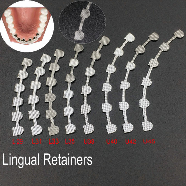 2Pcs Dental Bondable Lingual Retainer Mesh Base Upper/Lower Lazada PH