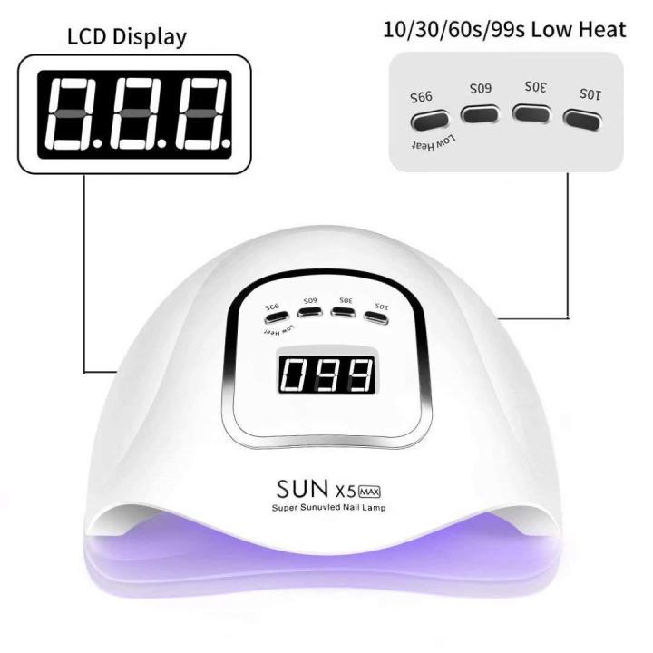 uv-gel-nail-lamp-150w-uv-nail-dryer-led-light-for-gel-polish-4-timers-professional-nail-art-accessories-curing-gel-toe-nails