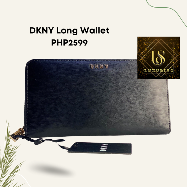 DKNY Navy Blue Long Wallet Lazada PH