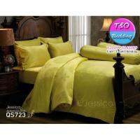 ?TeeBed? Jessica Jacquard ชุดผ้าปู 6 ฟุต (ไม่รวมผ้านวม) Cotton100% 500 เส้น รุ่น QS723