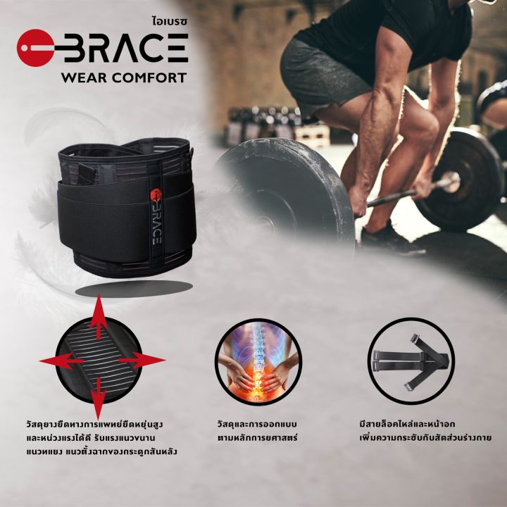 premium-support-ibrace-back-support-belt-ไอเบรซ-เข็มขัดพยุงหลัง-ช่วยป้องกันและลดอาการปวดหลัง-เข็มขัดยกของ-ใส่สบาย