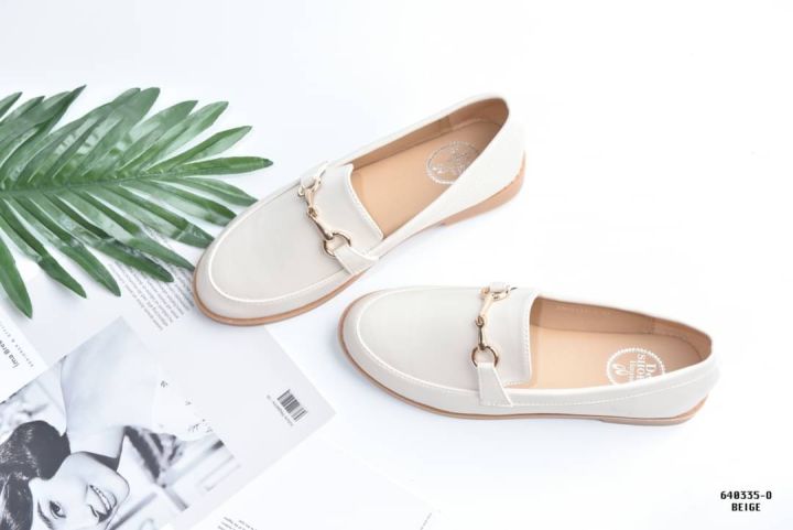 size-36-41-classic-loafer-รองเท้าโลฟเฟอร์ผู้หญิง-ทรงสวม-ส้นแบน-หนังหุ้มส้น