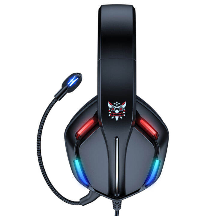 หูฟังแบบมีสาย-x27คล้องหูพร้อมไมโครโฟน-hd-headphone-gaming-ตัดเสียงรบกวน-rgb-เรืองแสงสำหรับวิดีโอเกมพีซี