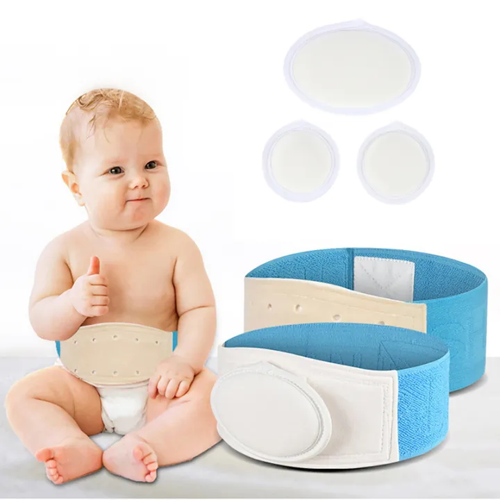 M&H Hernia Gear Infant Umbilical Hernia Belt Baby Belly Button Belt