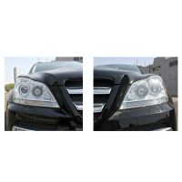 LH+RH Car Headlight Shell Lamp Shade Transparent Lens Cover Headlight Cover for Benz GL-Class X166 2006-2011