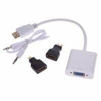 1080P Micro Hdmimini Hdmihdmi To VGA Converter Adapter พร้อมสายวิดีโอเสียง