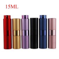 【YF】▼☂  15ml 20ml portable aluminum perfume bottle refillable cosmetic spray empty travel sub-bottle liner glass