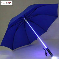 Zoopf LED Umbrella lightsaber Light Up Umbrella 7 เปลี่ยนสีร่มกอล์ฟ windproof