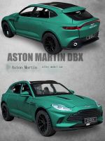 Alloy simulation model of aston Martin DBX car suv door boy acousto-optic back to childrens toy car