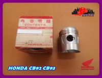 HONDA CB92 CB93 PISTON SET size 0.25 "GENUINE PARTS"  // ลูกสูบ รถมอเตอร์ไซค์ ของแท้ (ขนาด 0.25) รับประกันคุณภาพ