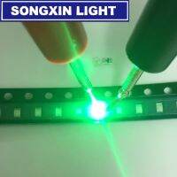 0805ไดโอด Led Smd สีเขียวอ่อน Xiasongxin 100ชิ้นสีเขียวบริสุทธิ์มรกต520-530nm 3.0-3.4V