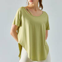 Sports Top T-shirt Casual Skin-friendly Short Sleeve (Blue/Peach/Green)