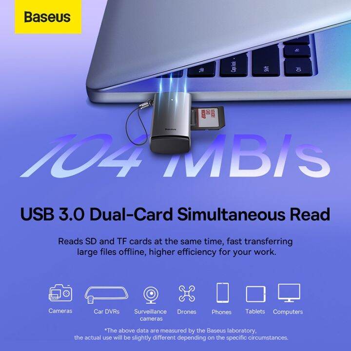 baseus-อะแดปเตอร์การ์ดรีดเดอร์-usb-a-amp-type-c-เป็น-sd-tf-otg-usb-3-0-สําหรับแล็ปท็อป