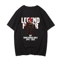 JHPKJSummer Sidhu Moose Wala T-Shirts Legend Rapper Print Streetwear Men Women Casual Fashion Oversized T Shirt 4XL 5XL 6XL