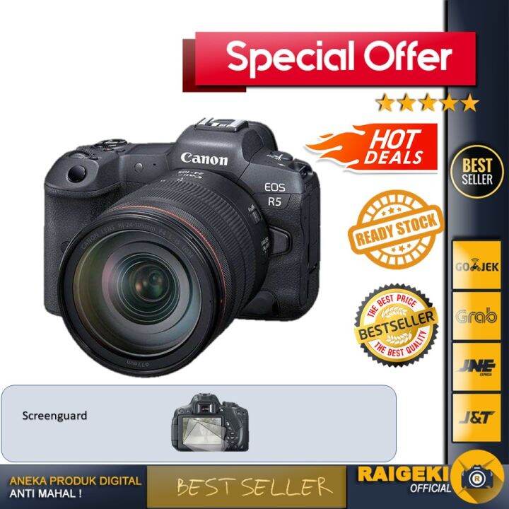 Canon EOS R5 24105mm f/4L IS USM Lens Lazada Indonesia