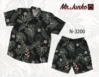 ?ส่งฟรี?เสื้อ,กางเกง (สั่งซื้อแยก) งานต่อลาย Mr-Junko ผ้าซาติน นิ่มใส่สบายไม่ร้อน SN-3200