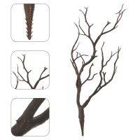 4 Pcs Artificial Tree Branches Dry Twigs Plastic Plants Decor Antler Dried Faux Accessories