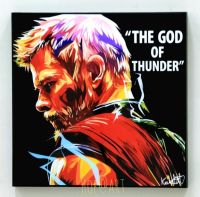 Thor #3 ธอร์ เทพเจ้าสายฟ้า Marvel มาร์เวล รูปภาพ​ติด​ผนัง ​pop​ art พร้อมกรอบและที่แขวน การ์ตูน กรอบรูป แต่งบ้าน ของขวัญ ของสะสม